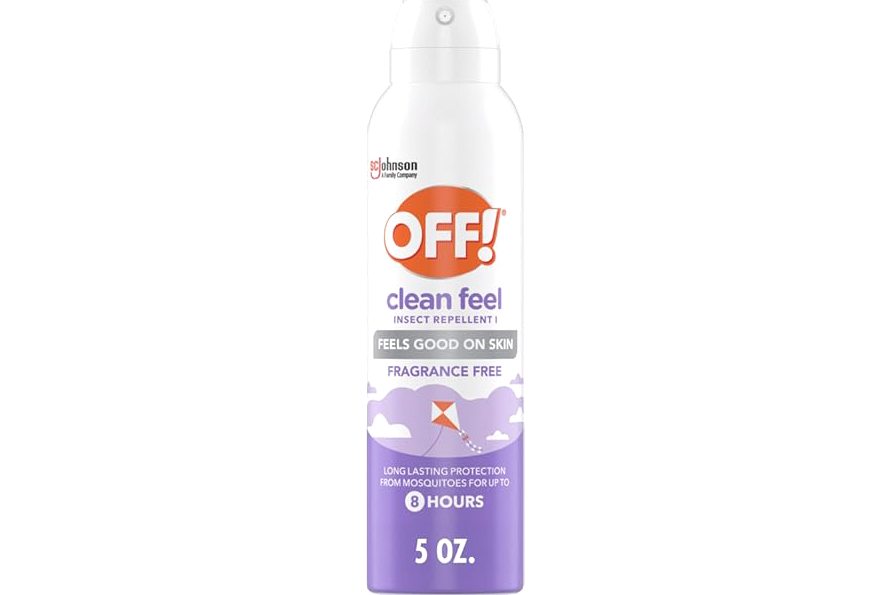 OFF! Clean Feel Insect Repellent Aerosol with 20% Picaridin, Bug Spray with Long Lasting Protection from Mosquitoes, Feels Good on Skin, 5 oz product image