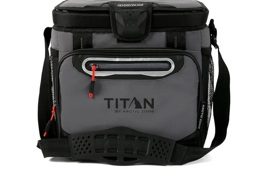 Titan by Arctic Zone Deep Freeze Cooler - Zipperless Hardbody Cooler - Deep Freeze Insulation, HardBody Liner, and SmartShelf product image
