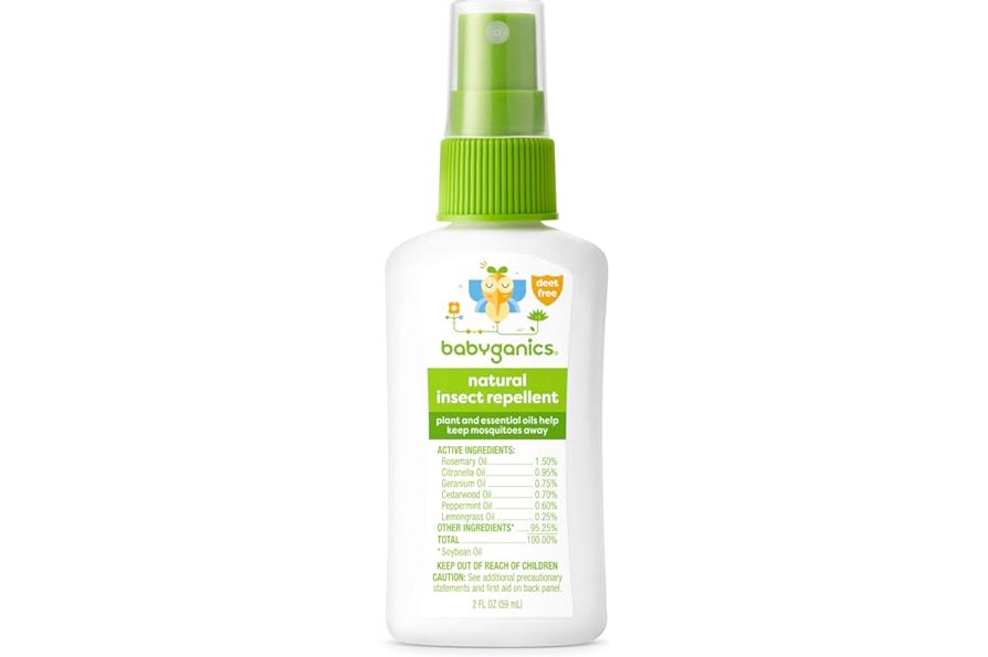 Babyganics Insect Spray, 2oz, 1 pack, Made with Plant and Essential Oils, Packaging May Vary product image