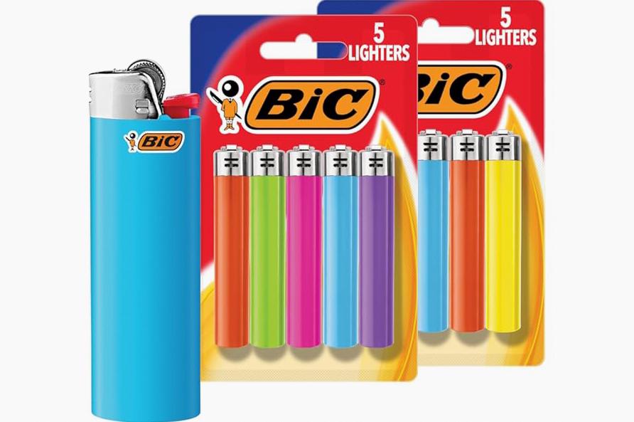 BIC Maxi Pocket Lighters, Dependable and Long-Lasting, Assorted Colors, 10-Pack (Colors May Vary) product image