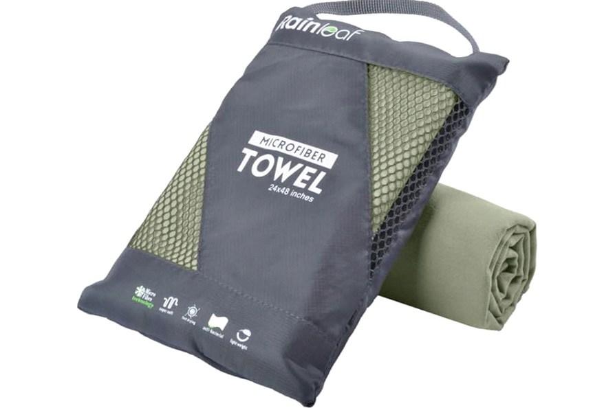 Rainleaf Microfiber Towel Perfect Travel & Gym & Camping Towel. Quick Dry - Super Absorbent - Ultra Compact - Lightweight. Suitable for Trip, Beach, Shower, Backpacking, Pool product image