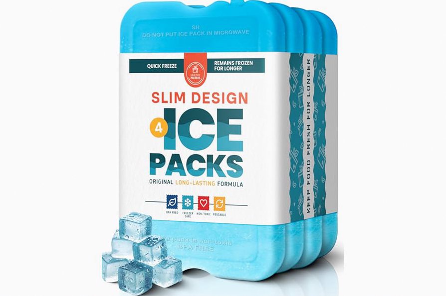 Healthy Packers Ice Packs for Lunch Boxes & Coolers - Freezer Packs - Original Cool Pack | Cooler Accessories for Beach, Camping & Fishing | Slim & Long-Lasting Reusable Ice Pack for Cooler product image