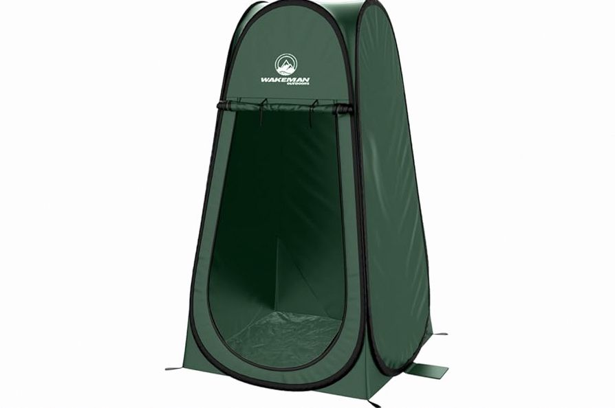 Wakeman Pop Up Changing Tent, 3.3 x 3.3 x 6.2ft, Camping Shower Tent for Portable Toilet Stall or Dressing Room with Carry Bag for Camping, Beach, or Tailgate, Polyester product image
